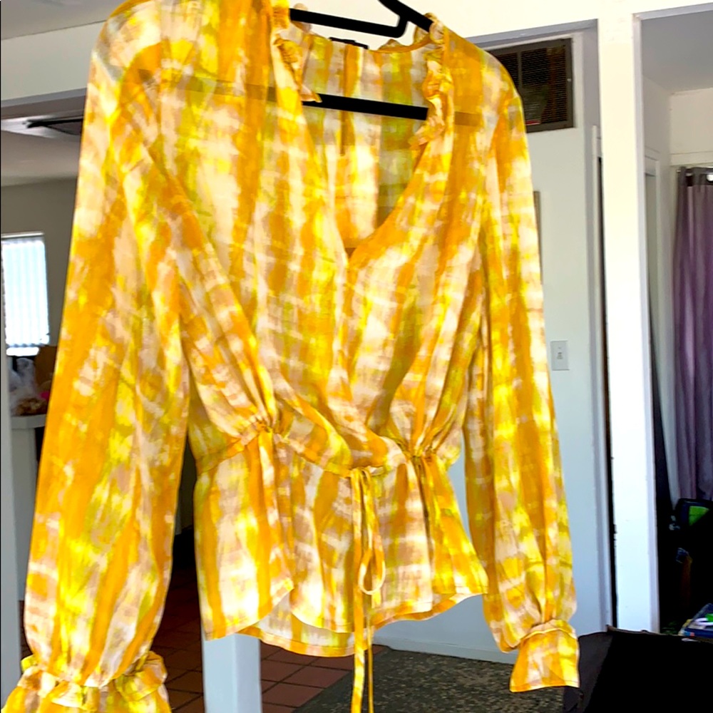 Yellow blouse